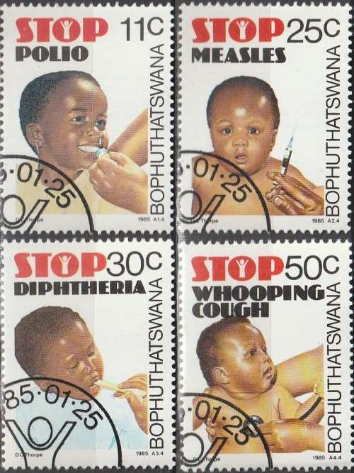 Bophuthatswana - 1985 - Child Health Care - Complete Set