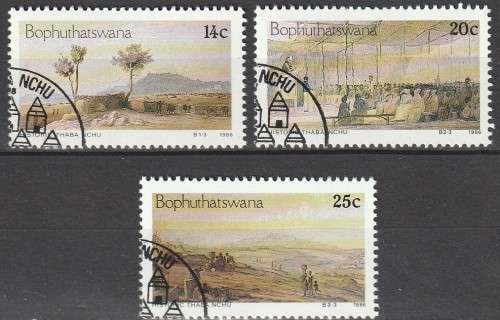 Bophuthatswana - 1986 - Historic Thaba Nchu - Complete Set