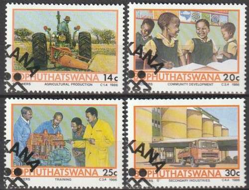 Bophuthatswana - 1986 - Temisano Projects (production, development, industries) - Complete Set
