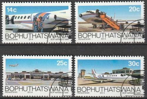 Bophuthatswana - 1986 - BOP Airways - Complete Set
