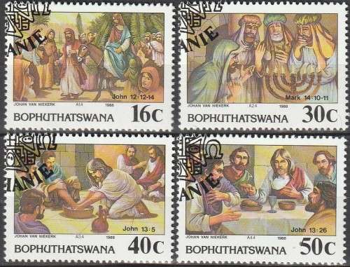 Bophuthatswana - 1988 - Easter - Complete Set
