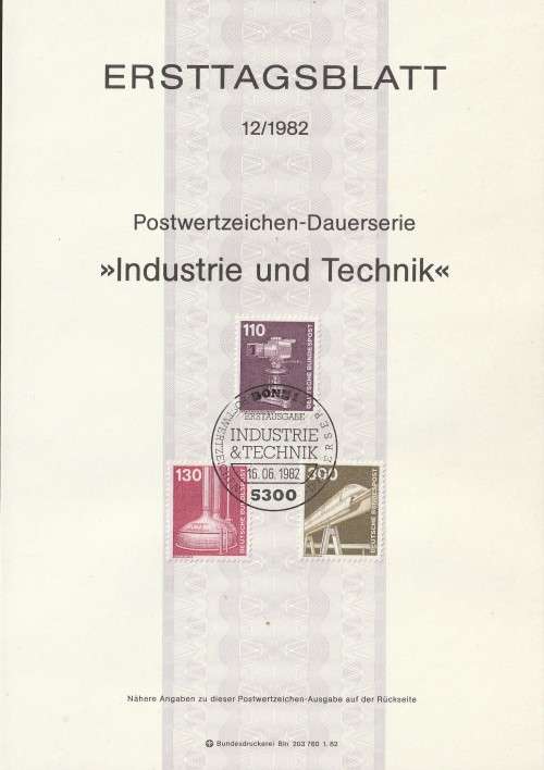 Germany West Federal - 1977 to 1987 - Industry and Technology - Part Set
