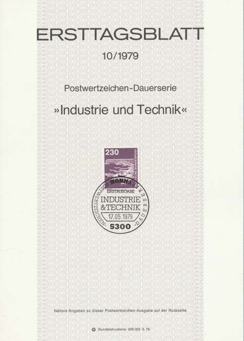 Germany West Federal - 1977 to 1987 - Industry and Technology - Part Set