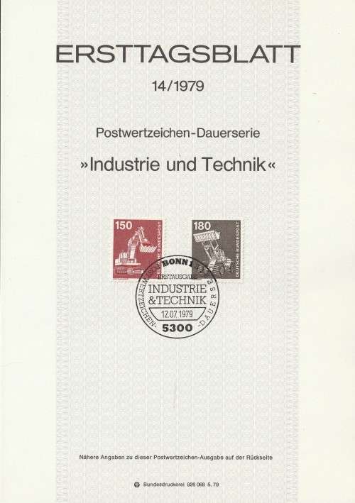 Germany West Federal - 1977 to 1987 - Industry and Technology - Part Set