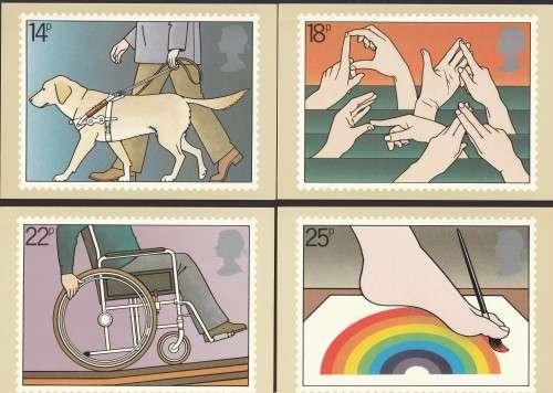 Great Britain - 1981 - International Year of the Disabled - Maxi Card Set