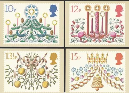 Great Britain - 1980 - Christmas - Maxi Card Set