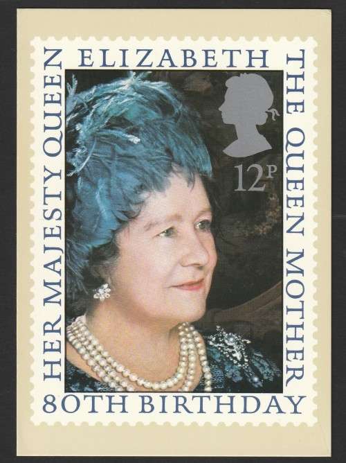 Great Britain - 1980 - Queen Mother Elizabeth 80th Birthday - Maxi Card Set (1)