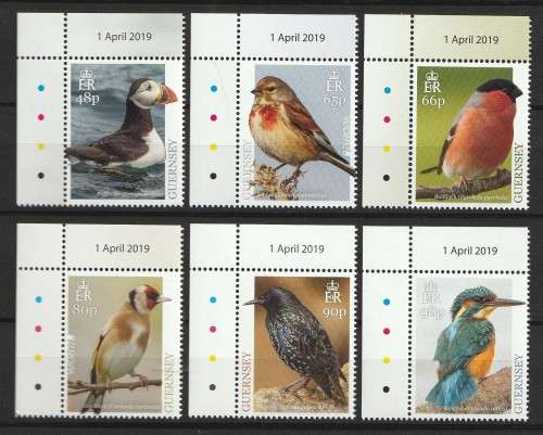 Guernsey - 2019 - Birds EUROPA CEPT Set