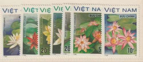 Vietnam - 1988 - Flowers Water Lilies