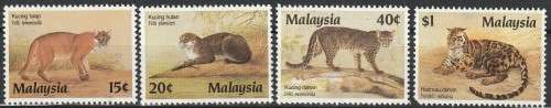Malaysia - 1987 - Protected Wild Cats