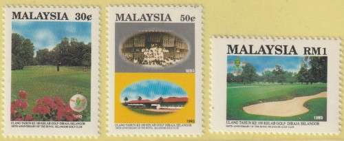 Malaysia Malaysia - 1993 - Royal Selangor Golf Club centenary