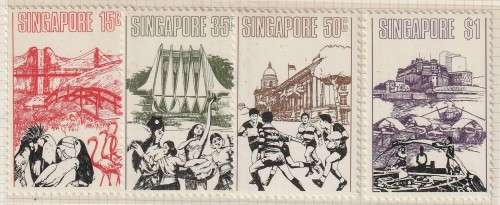 Singapore - 1973 - Landmarks