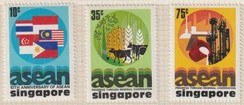 Singapore - 1977 - Association of South East Asian Nations (ASEAN) 10th anniversary
