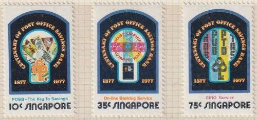 Singapore - 1977 - Centenary of Post Office Savings Bank