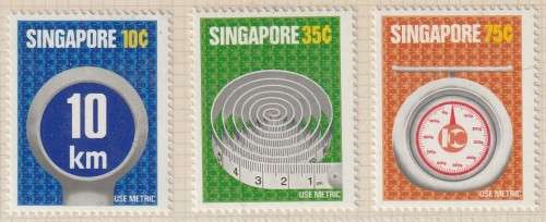 Singapore - 1978 - Introduction of metric system.