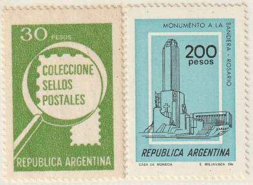 Argentina - 1977 1979 - Monument and Stamp Day