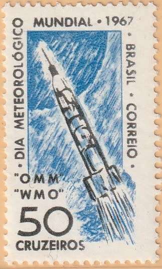 Brazil - 1967 - World Meteorological Day Research Rocket