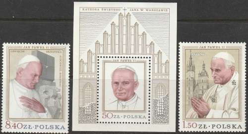 POLAND - 1979 - Visit of Pope John Paul II to Poland
