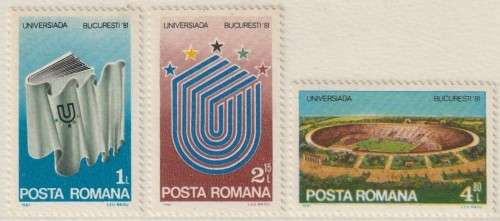 Romania - 1981 - University 81 Games Bucharest