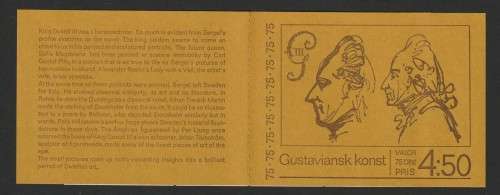 Sweden - 1972 - 18th century Swedish art - Complete Booklet