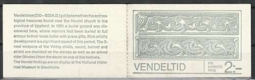 Sweden - 1975 - Treasures from tombs of the Vendel period - Complete Booklet