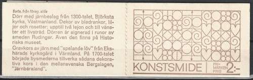 Sweden - 1970 - Swedish Art Forgings - Complete Booklet