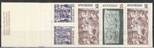 Sweden - 1971 - Art of medieval stonemasons in Gotland - Complete Booklet