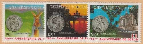 Togo - 1987 - Coins on Stamps