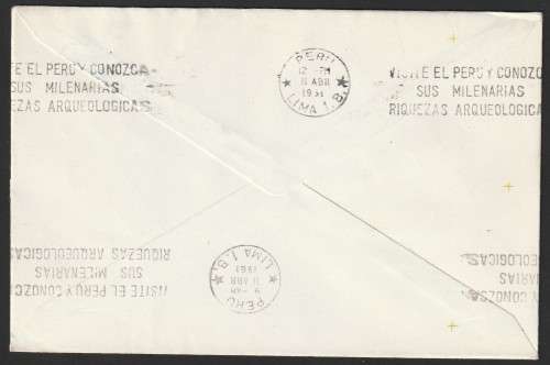 Great Britain Flight Covers - 1961 - London to Lima BOAC