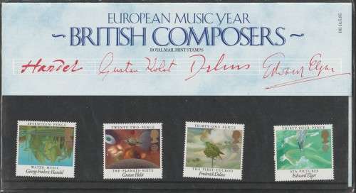 Great Britain - 1985 - Music Year European Composers