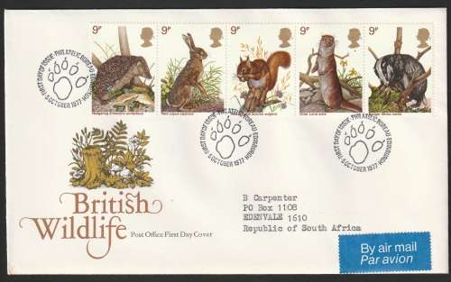 Great Britain QE II - 1976 - FDC - British Wildlife