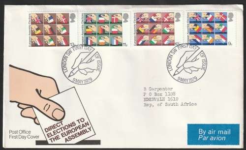 Great Britain QE II - 1979 - FDC - European Parliament 1st direct elections