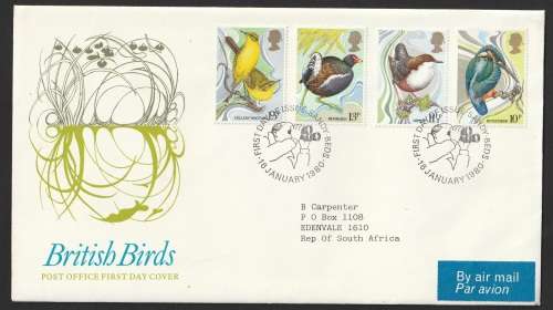 Great Britain QE II - 1980 - FDC - Centenary of the Wild Birds Protection Act