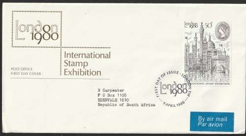 Great Britain QE II - 1980 - FDC - London International Stamp Exhibition