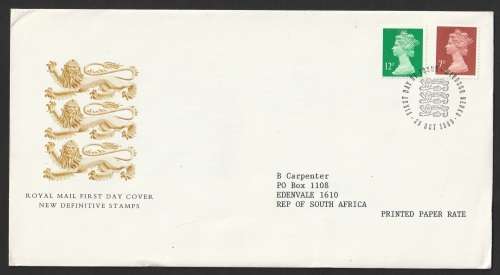 Great Britain QE II - 1985 - FDC - Regional issues Machins Scotland Wales Ireland