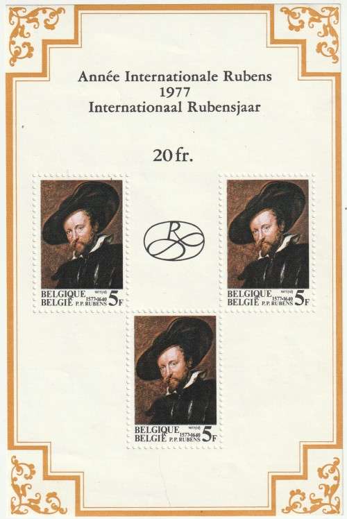 Belgium - 1977 - Rubens Painter Miniature Sheet