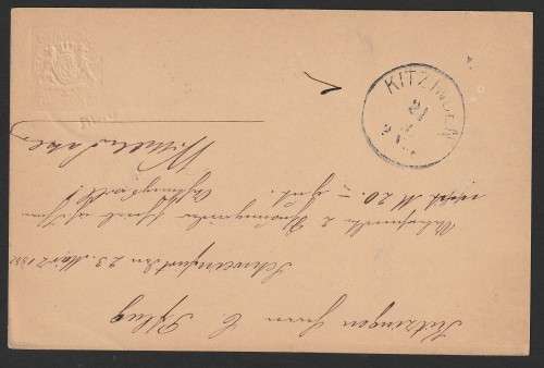 Germany Bayern Bavaria - Postal Stationery Postcard Postkarte - Schwechow? Kitzingen