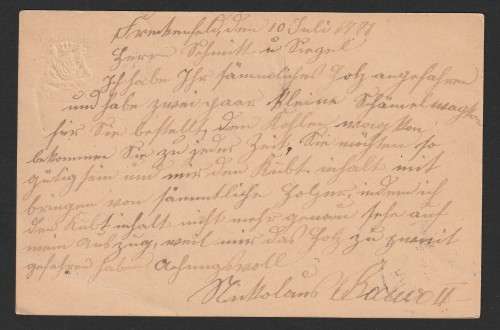Germany Bayern Bavaria - Postal Stationery Postcard Postkarte - Schaidt Kaiserslautern