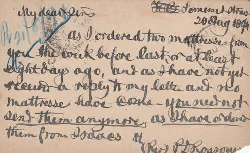 COGH Cape of Good Hope Queen Victoria - 1894 - PostCard Postal Stationery
