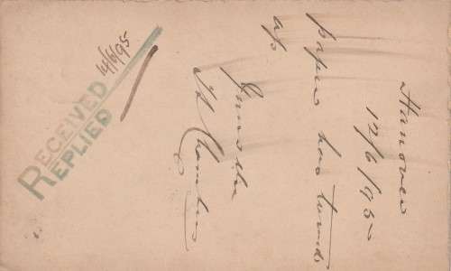 COGH Cape of Good Hope Queen Victoria - 1895 - PostCard Postal Stationery Downrated