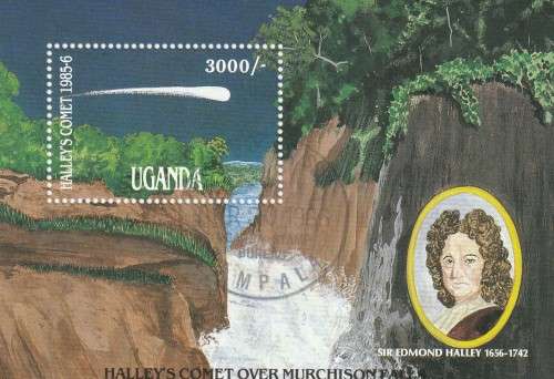 Uganda - 1986 - Souvenir Sheet - Halleys Comet