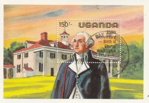 Uganda - 1982 - Souvenir Sheet - George Washington