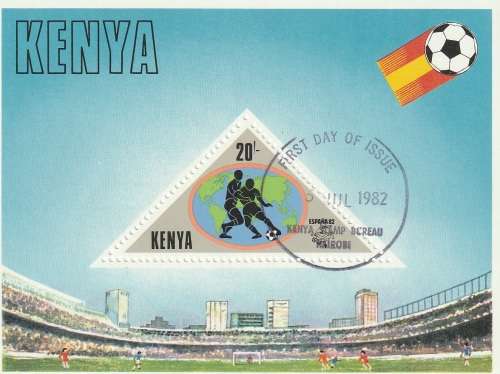 Kenya - 1982 - Souvenir Sheet - World Cup Soccer Spain