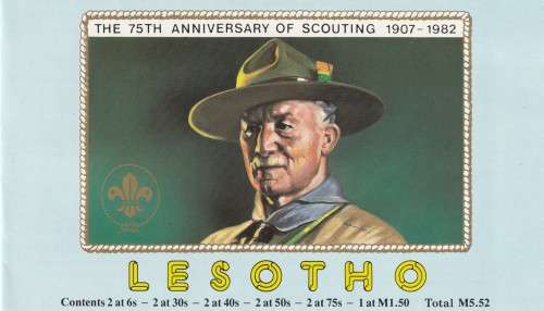 Lesotho - 1983 - Booklet - 75th Anniversary of Scouting Lord Baden-Powell