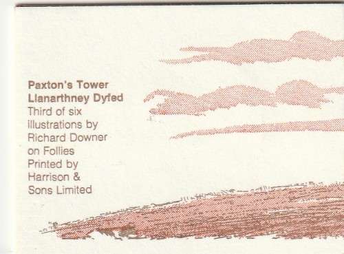 Great Britain - Booklet - Paxton`s Tower - Machins Cancelled Rickmansworth Herts