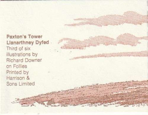 Great Britain - Booklet - Paxton`s Tower - Machins Cancelled Rickmansworth Herts
