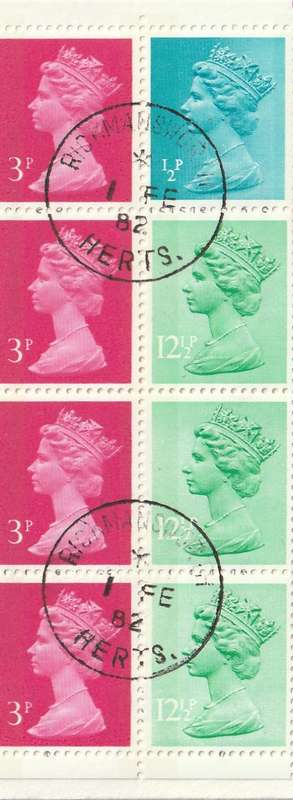 Great Britain - Booklet - Paxton`s Tower - Machins Cancelled Rickmansworth Herts