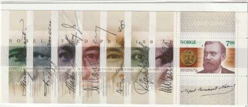 Norway - 2001 - Souvenir Sheet - Nobel Peace Prize Centenary - Printed Signatures