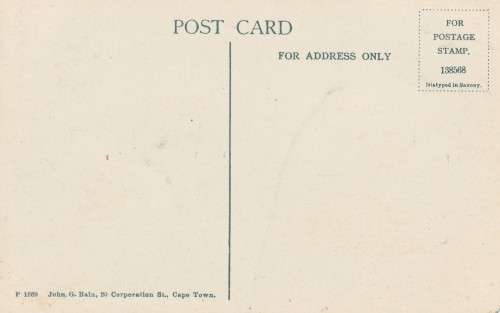 South Africa - The Jetty Foot of Adderley Street Cape Town - Postcard