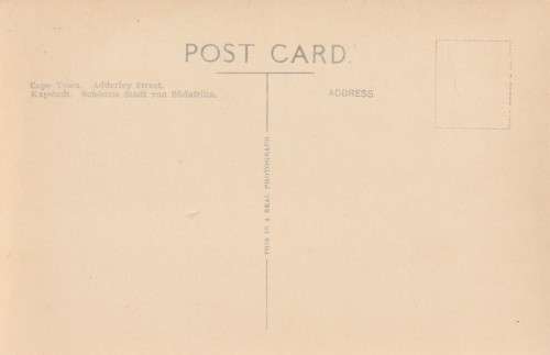 South Africa - Adderley Street Cape Town - Postcard